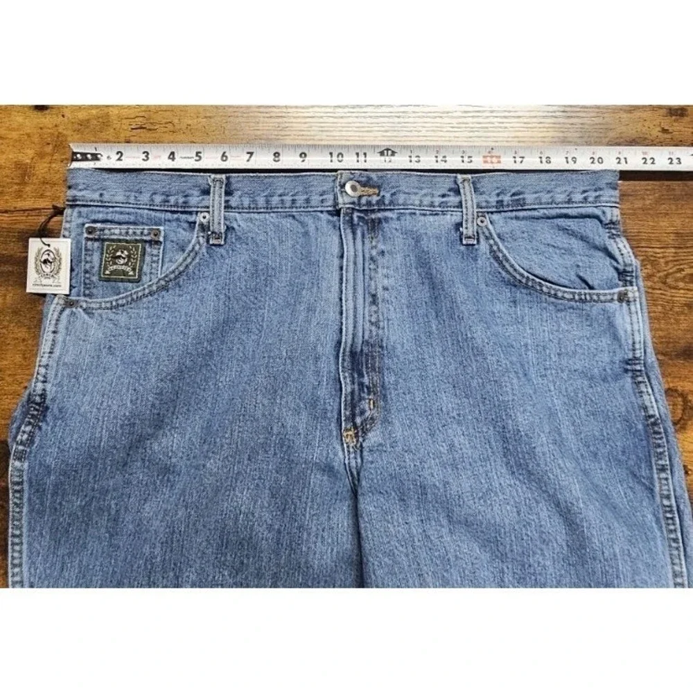 Cinch Jeans Mens 40x34 Green Label Relaxed Fit Tapered Original Rise Med Wash
